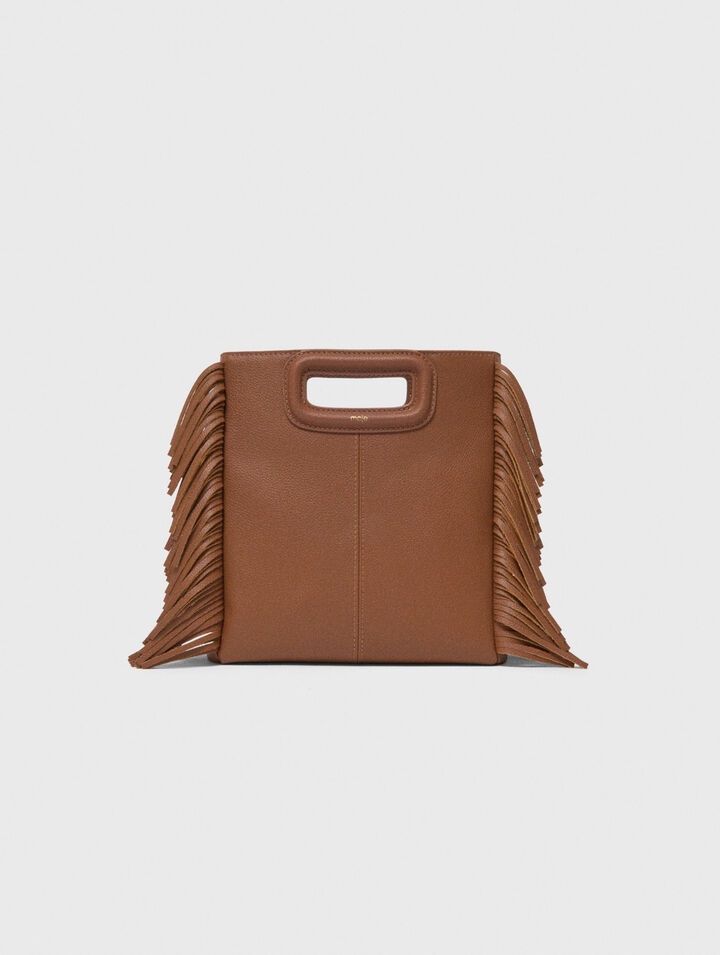 Grained leather M bag