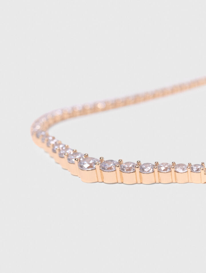 Cascade diamanté necklace
