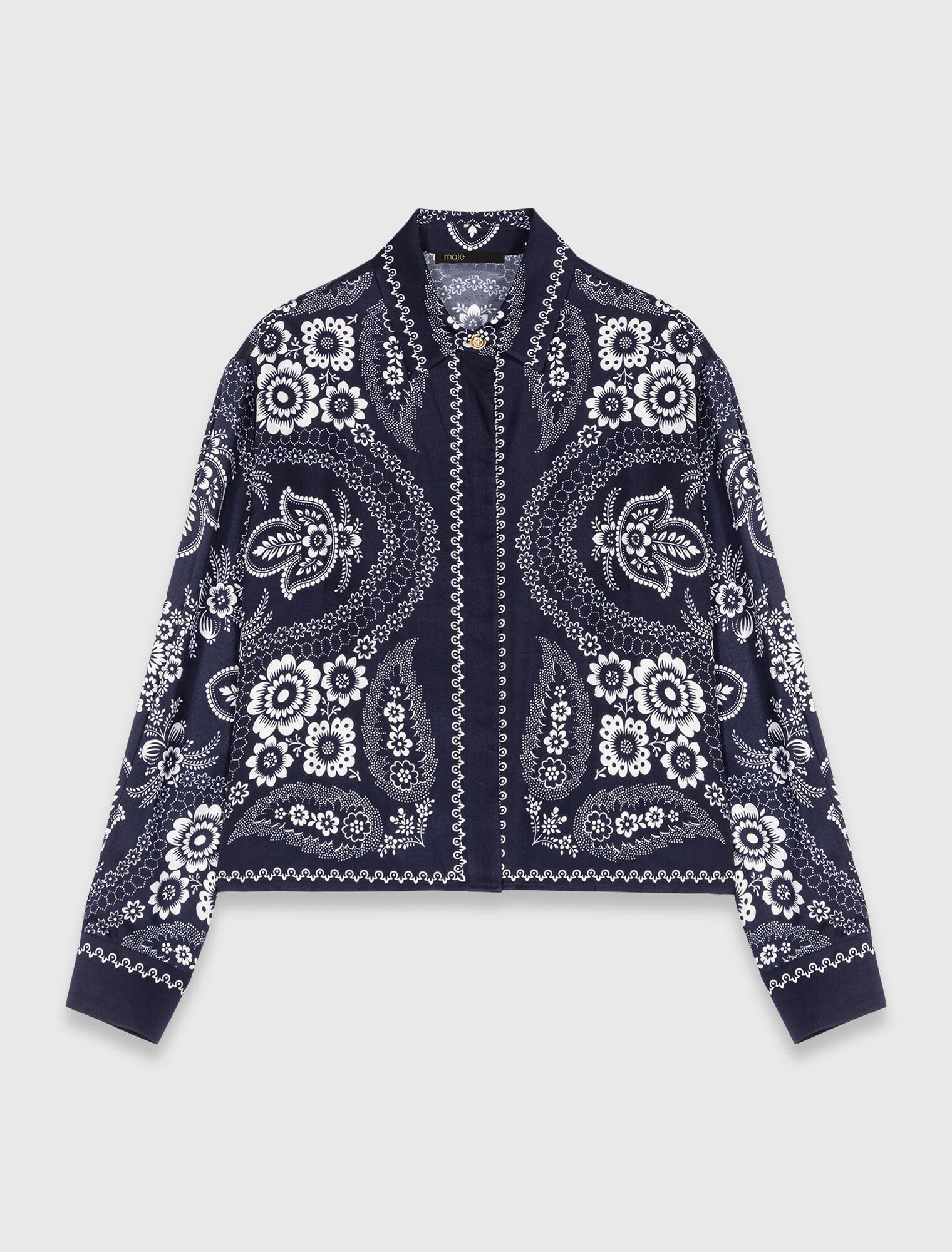 Flowing printed shirt