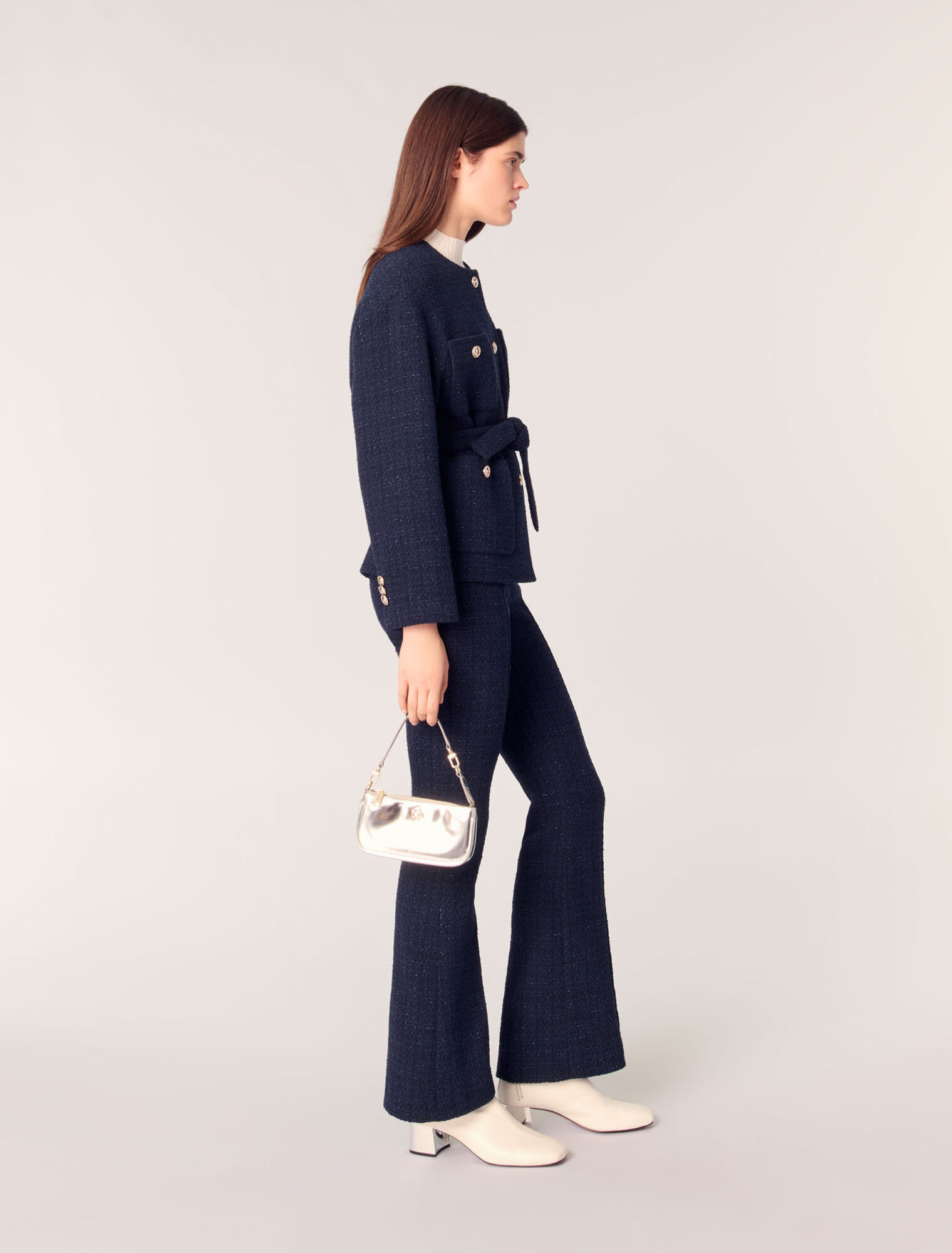 4-pocket tweed jacket 