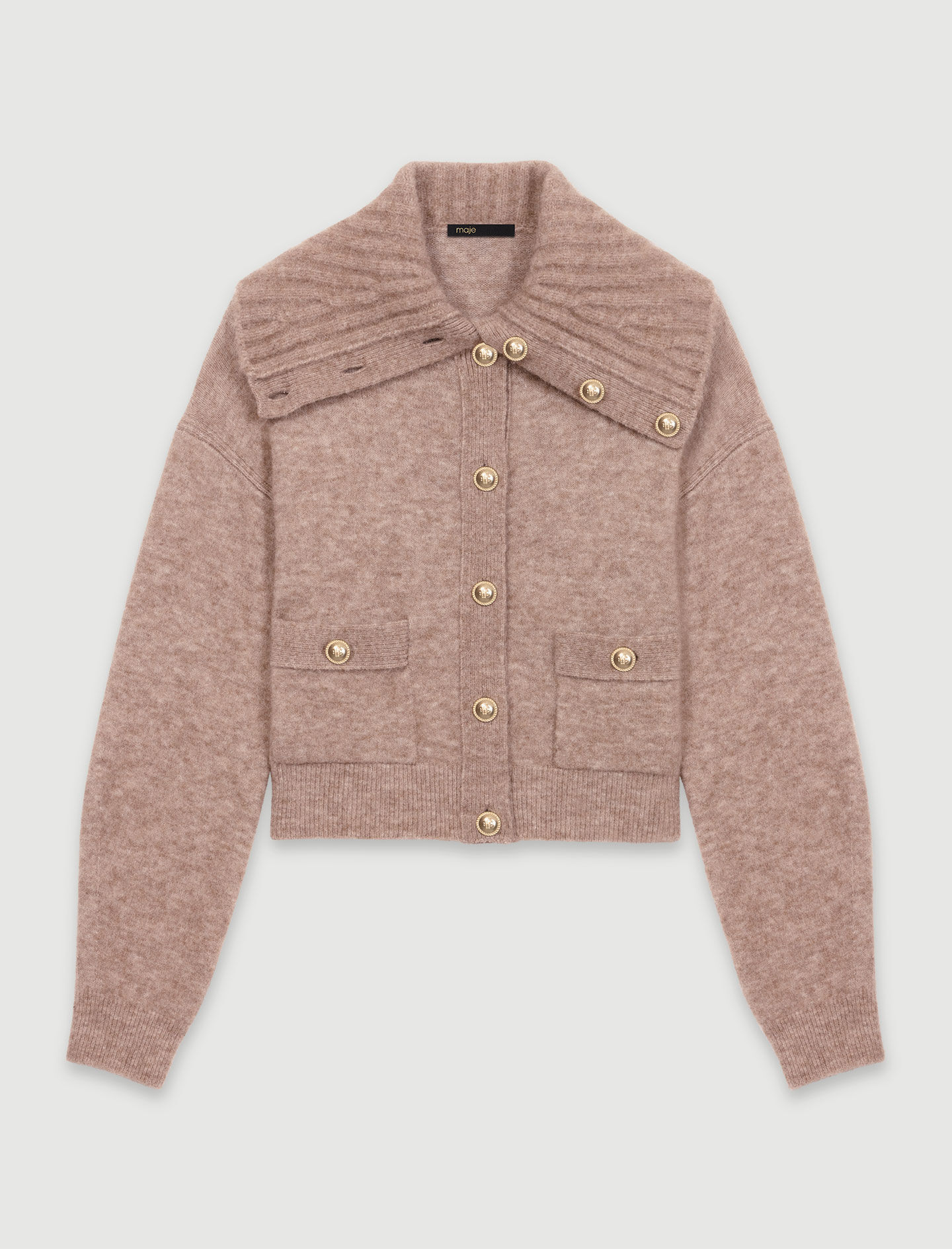Wool blend cardigan Cardigans Maje
