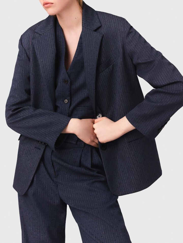 Rhinestone suit jacket