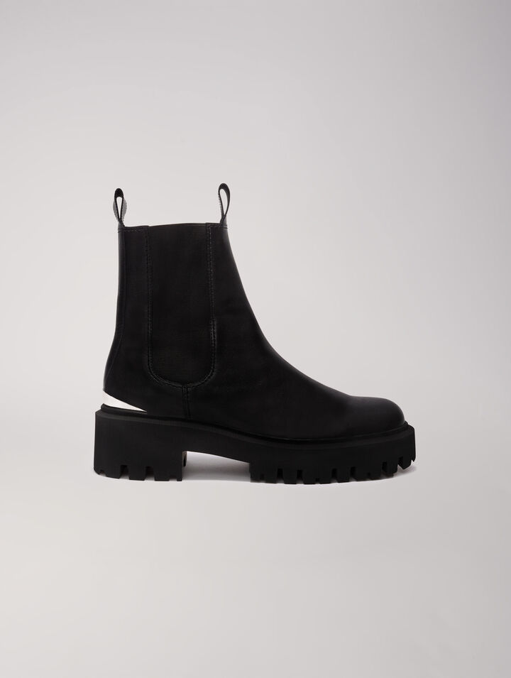 Chelsea boots with platform sole