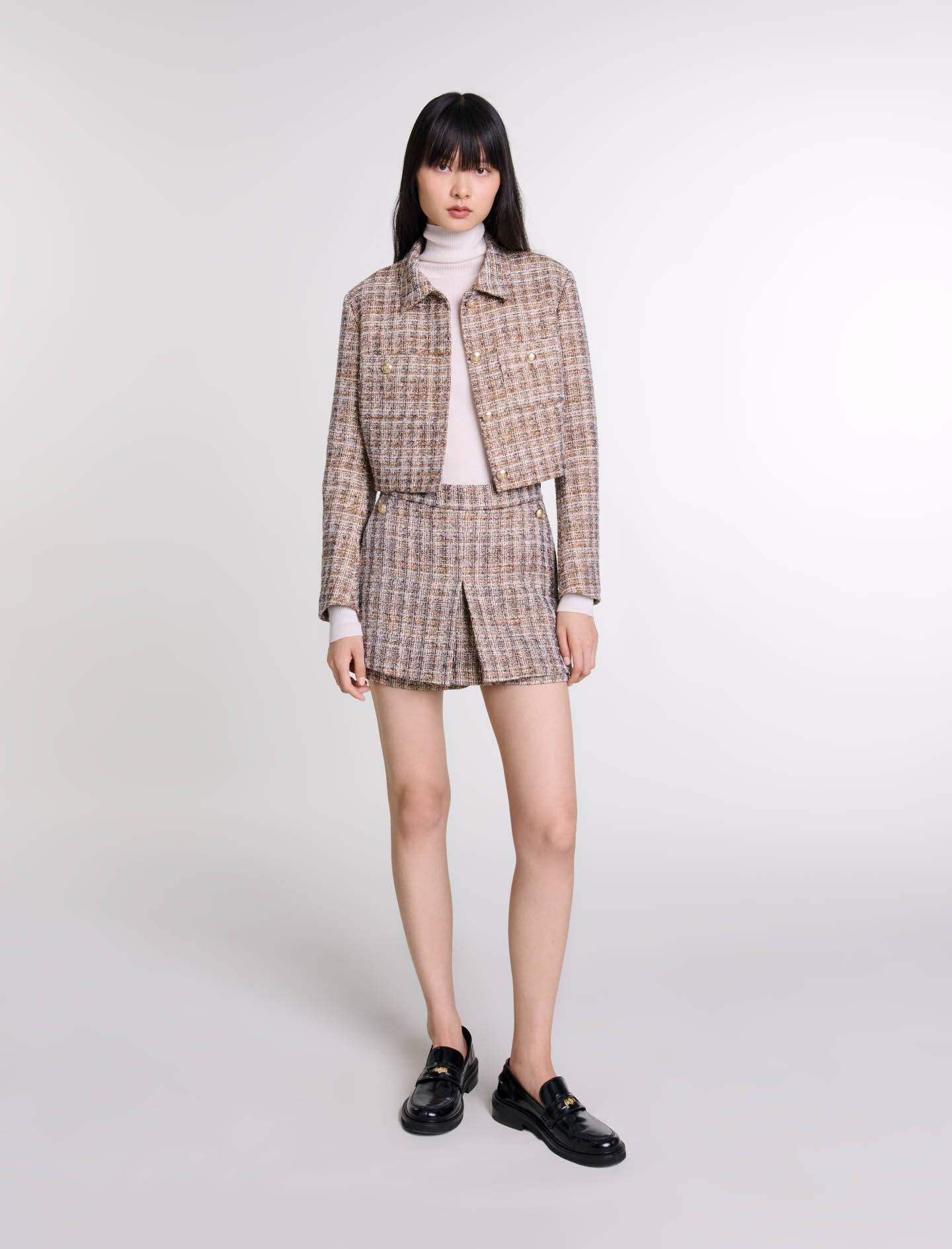 Womens short tweed jacket 2025