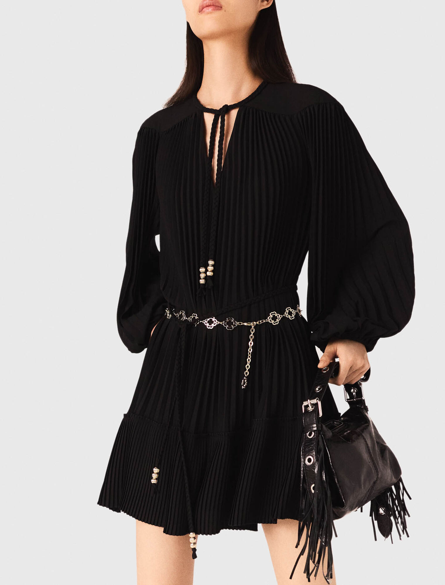 Short pleated dress