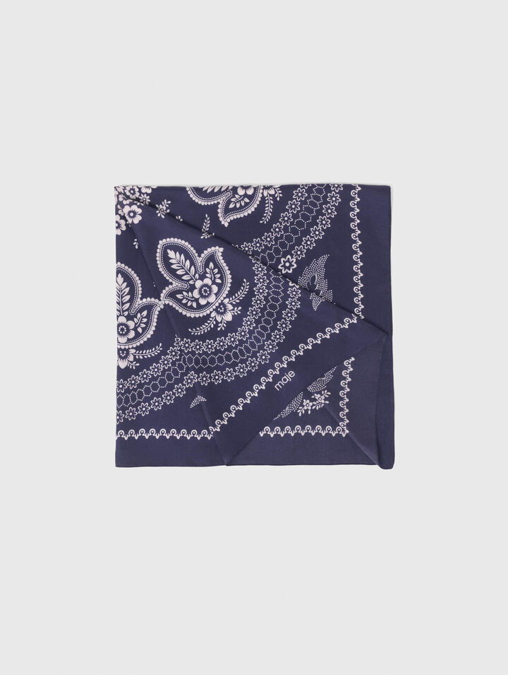 90x90 silk print square