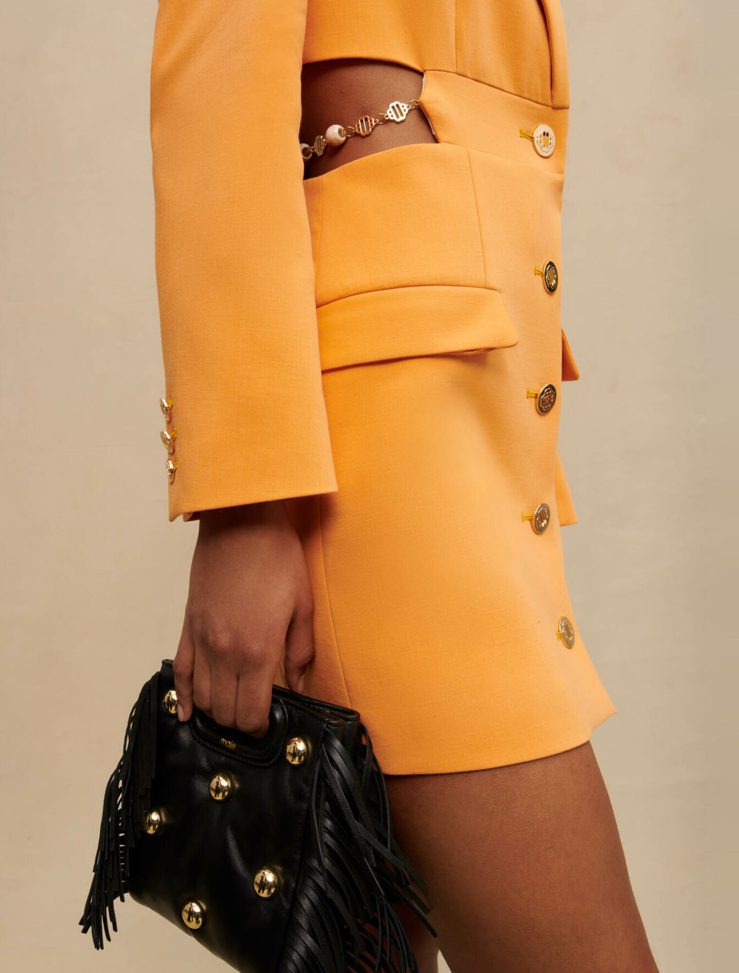 Tailored openwork dress