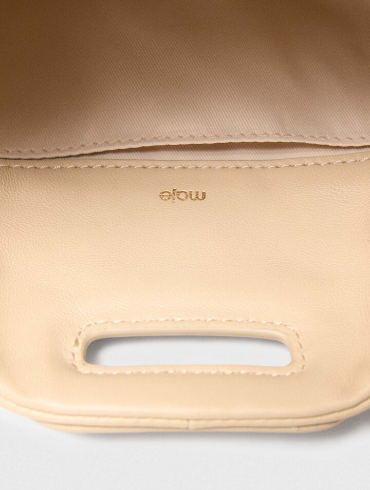 Plain leather mini Miss M bag