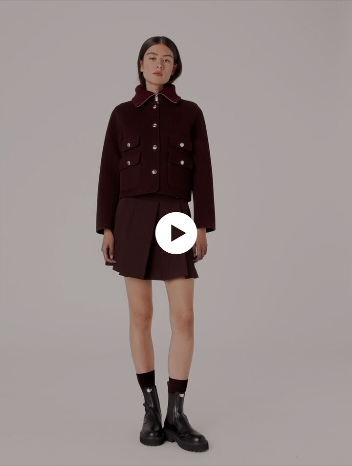 Reversible double-faced jacket