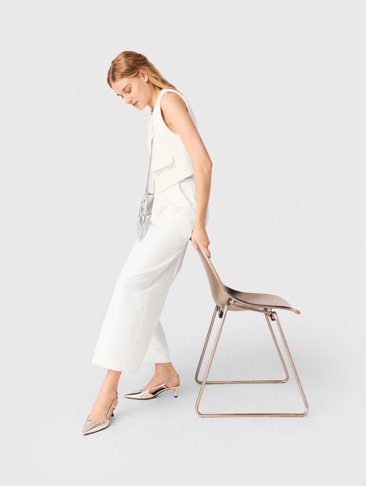 Balloon suit trousers