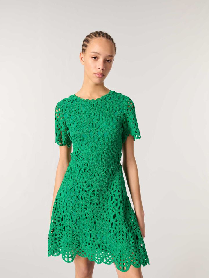 Short crochet dress
