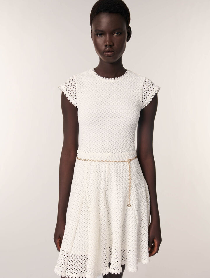 Short crochet dress