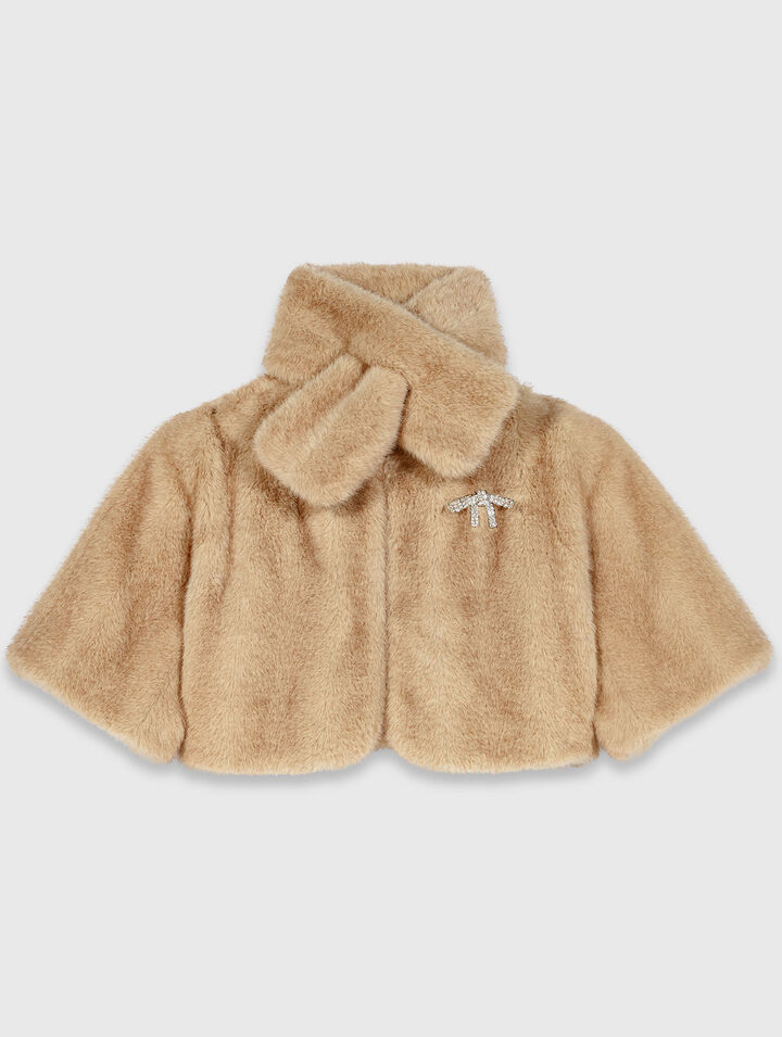 Short faux fur jacket