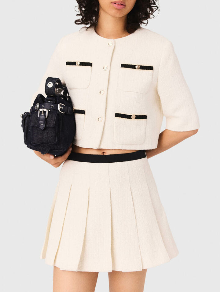 Tweed skort