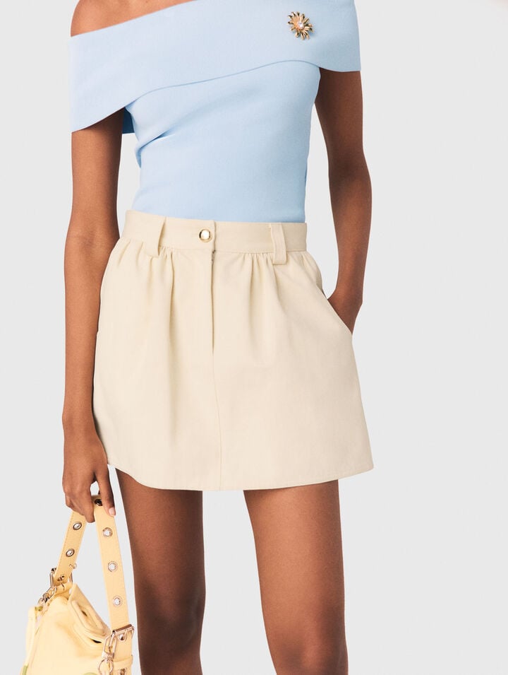 Cotton skort