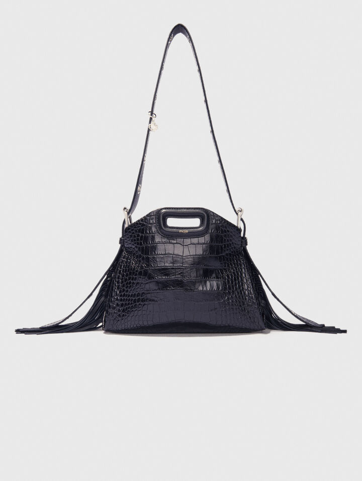 Miss M Mini embossed leather bag