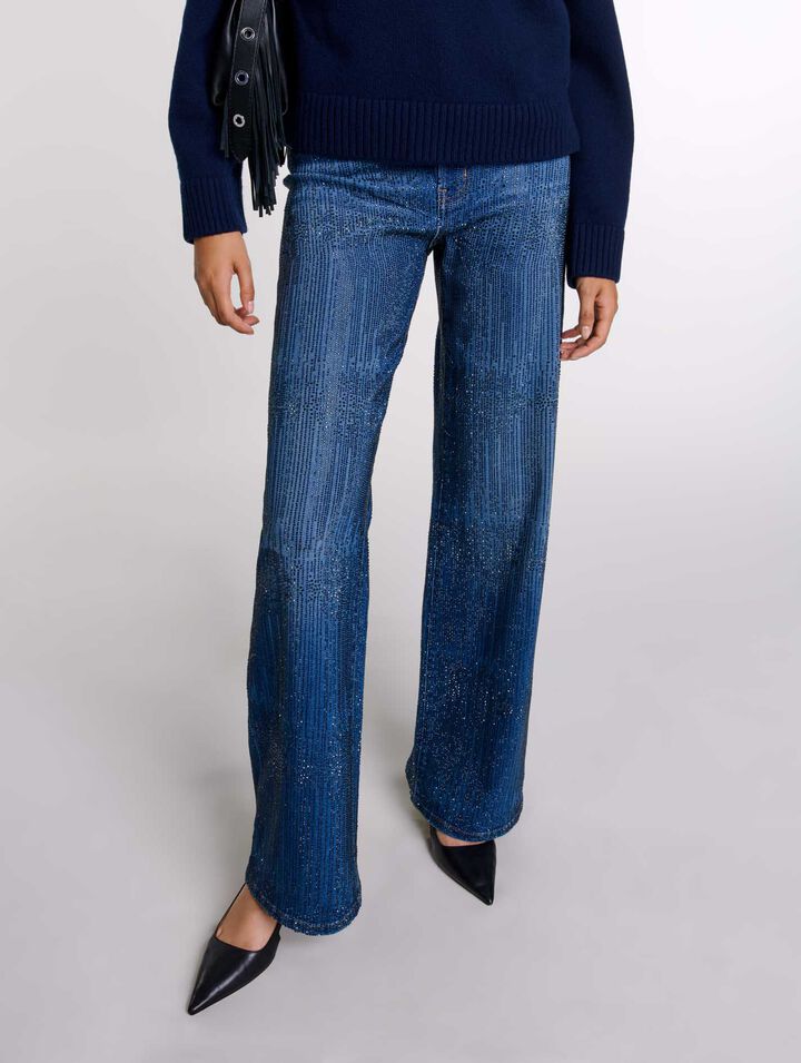 Rhinestone jeans