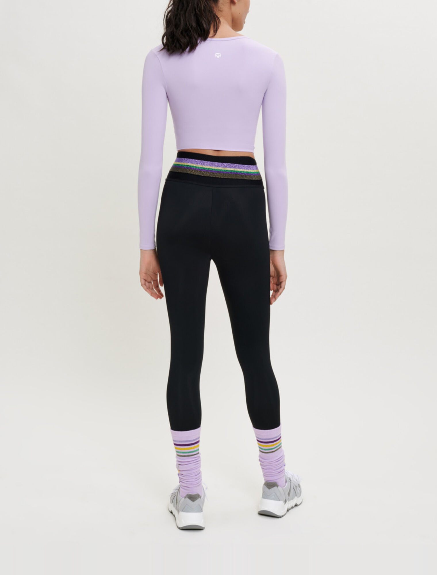 Body-hugging sports top