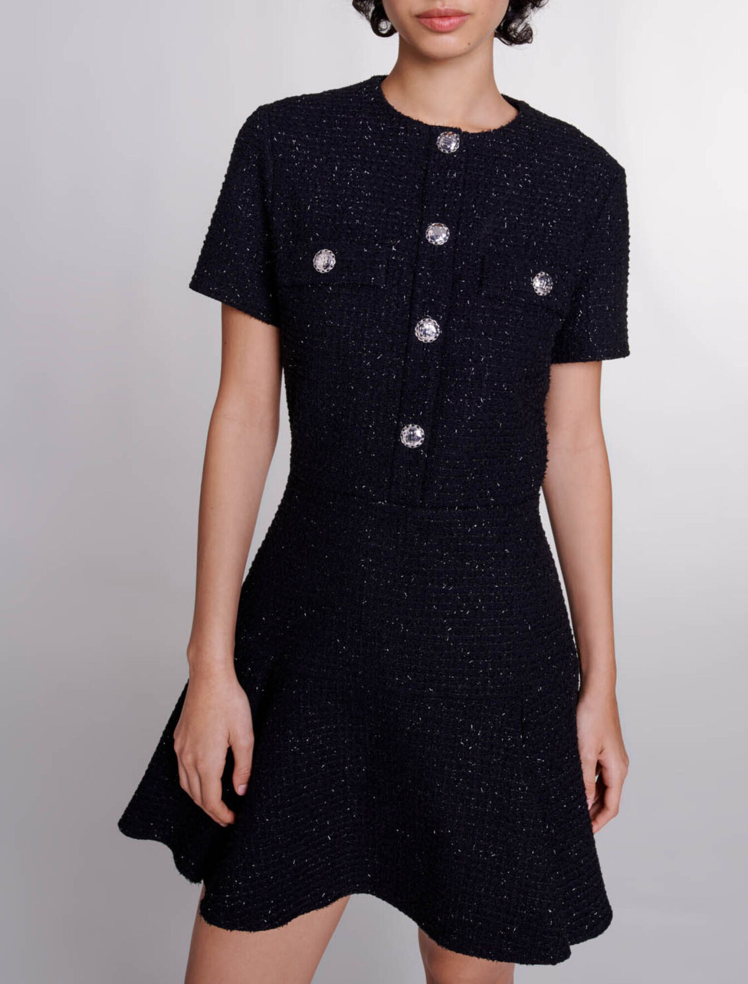 Short tweed dress