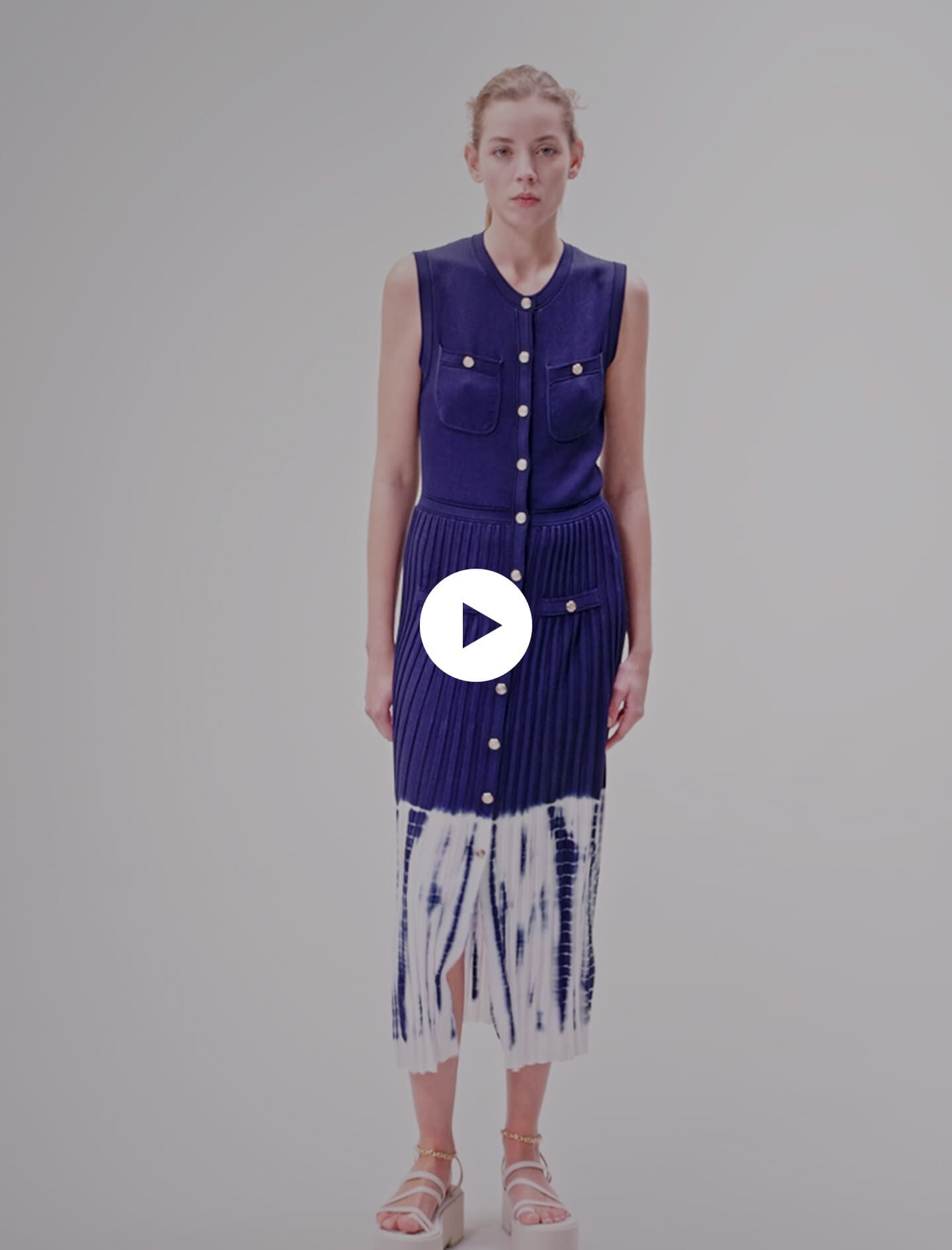 Robe tie and dye maje hot sale