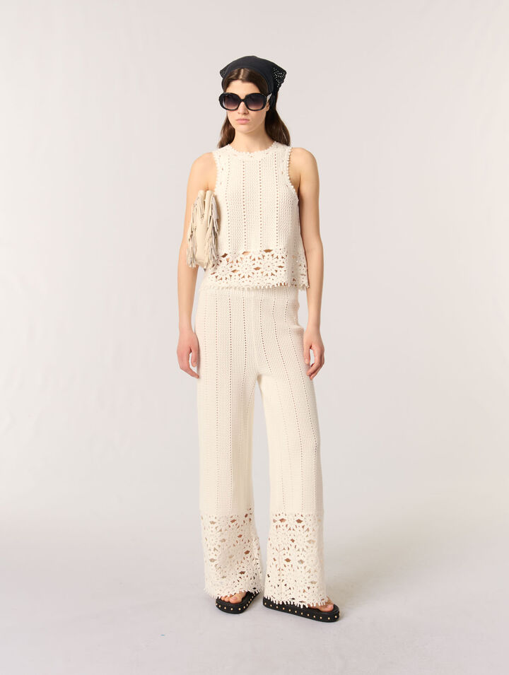 Crochet vest top