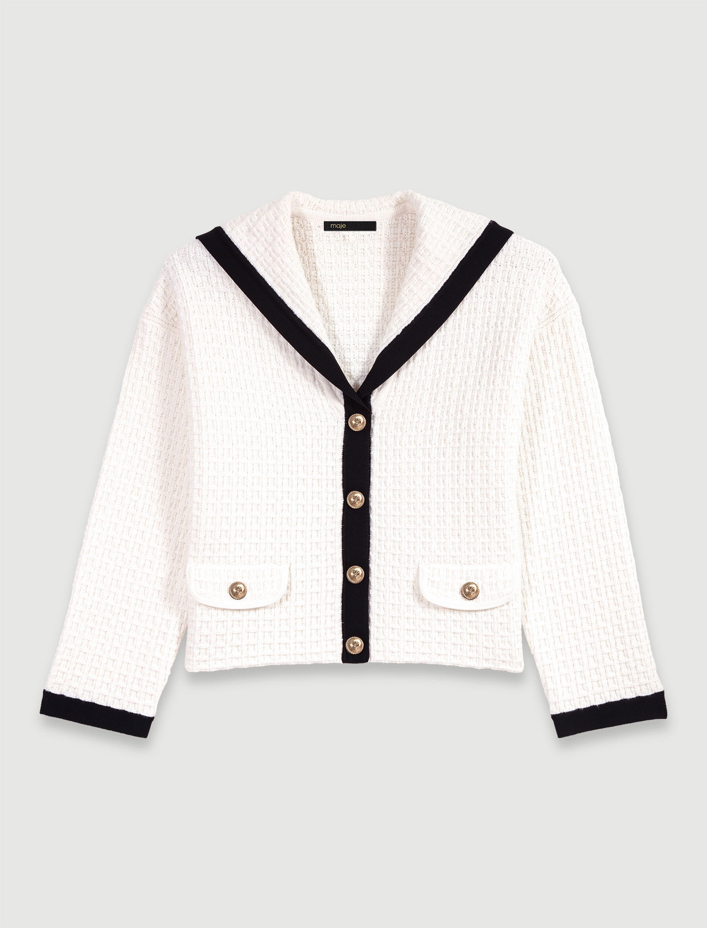Maje white cardigan store