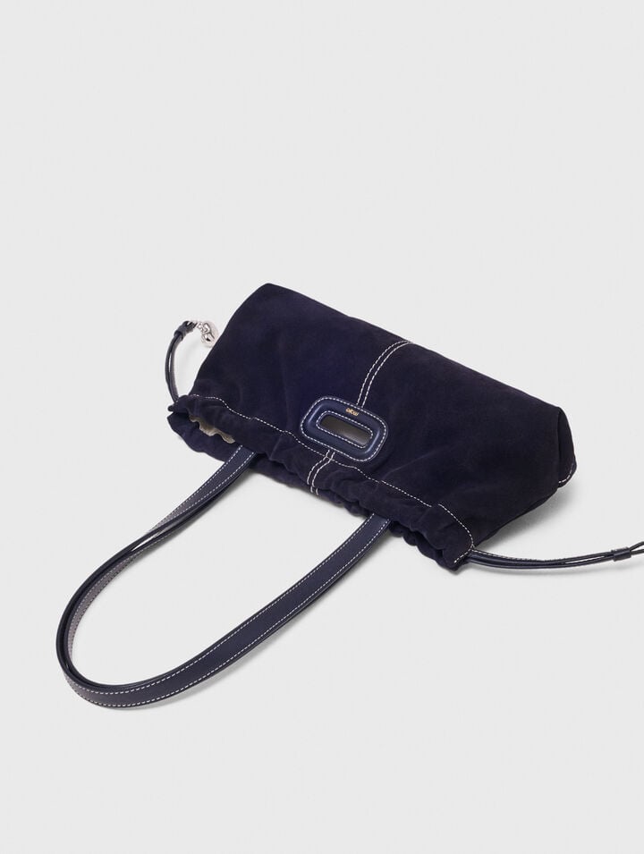 Topstitched suede Milpli Gazette