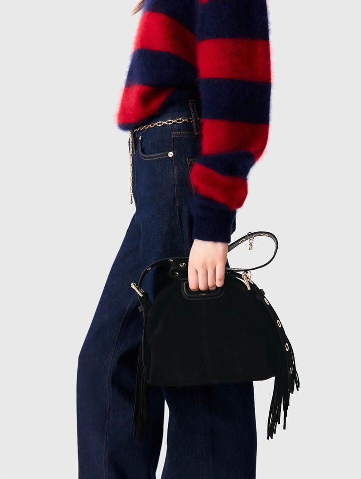 Suede mini Miss M bag