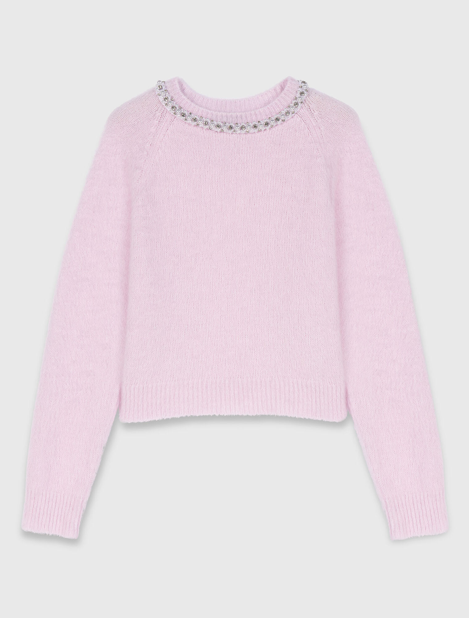 Removable jewel collar jumper