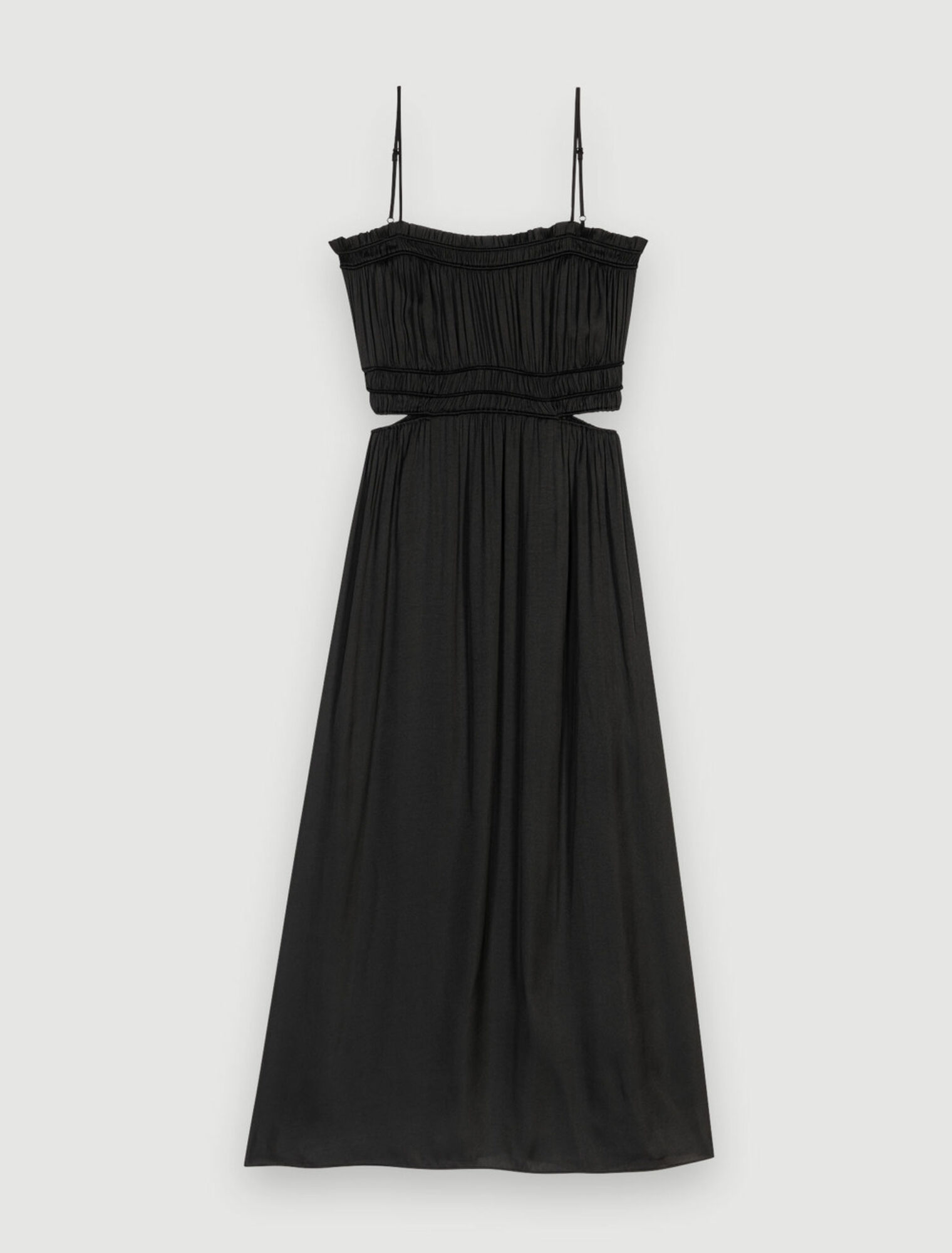 Long satin dress
