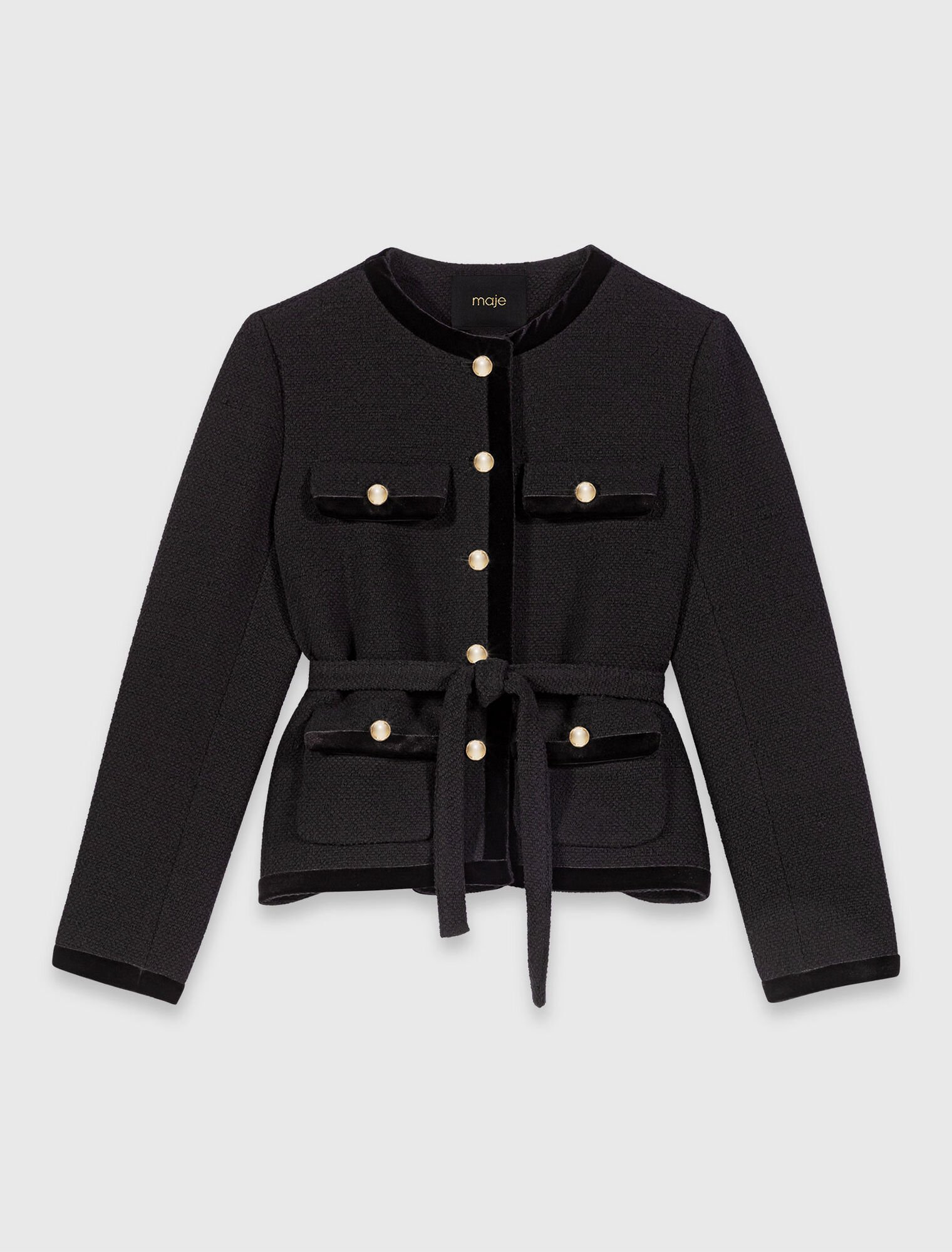 Long tweed jacket