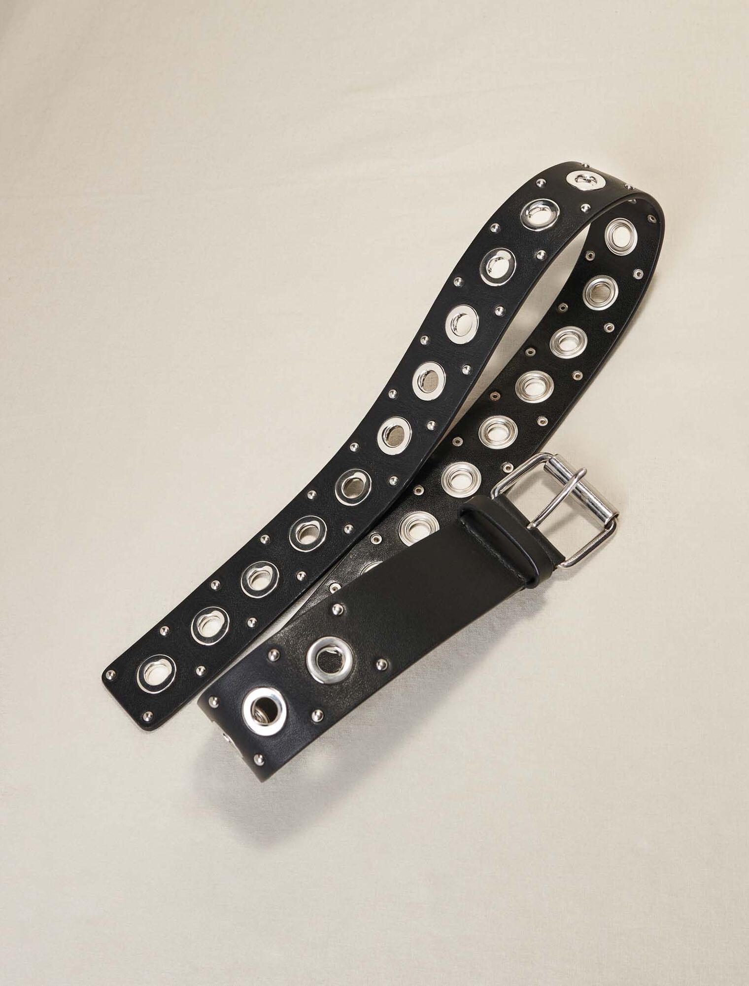 Belt with inset studs