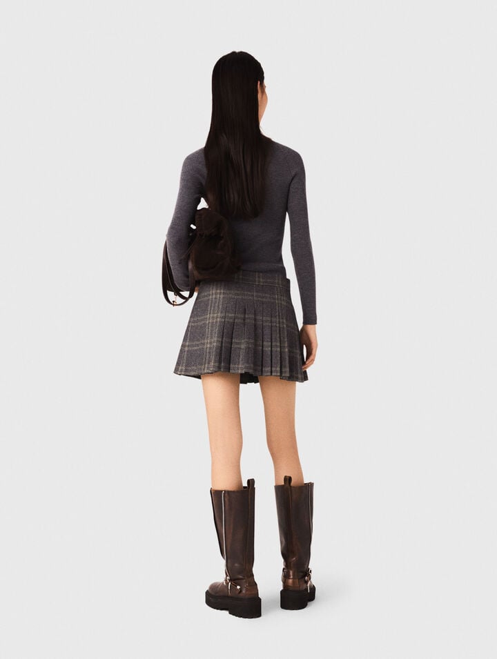 Rib knit jumper