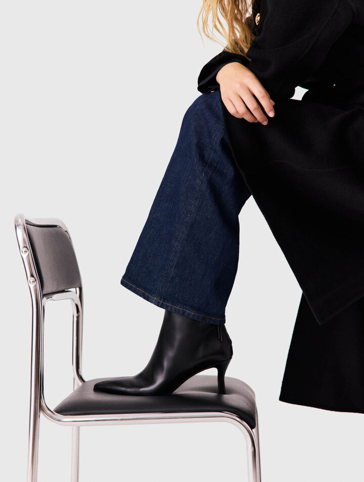 Leather ankle boots