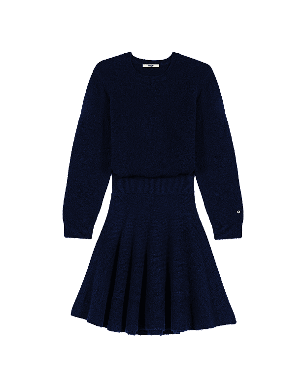 Short Yak Blend Dress